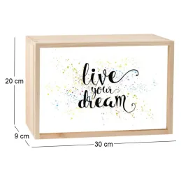 Boite lumineuse LED 30x20 cm