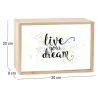 Boite lumineuse LED 30x20 cm