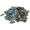 Paillis d'ardoises bleu noir