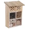 Maison à insectes en bois et bambou
