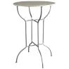 Table haute mange-debout en métal laqué