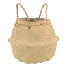 Sac rond en jonc de mer pliant