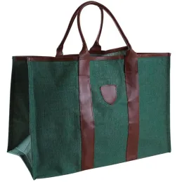 Sac à bûches en jute