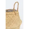 Sac rond en jonc de mer pliant