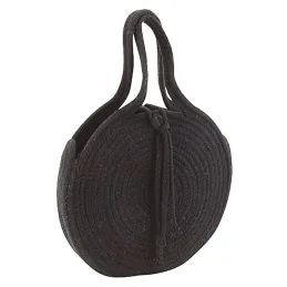 Sac rond en corde de coton et jute