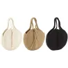 Sac rond en corde de coton et jute