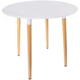 Table repas ronde 76 cm Scandi