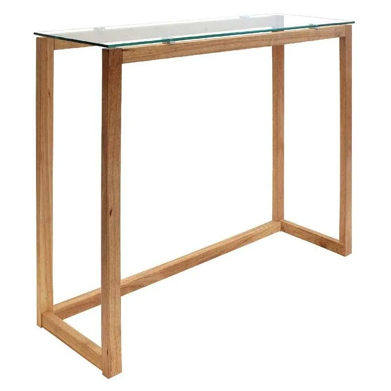 Console plateau en verre