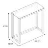 Console plateau en verre