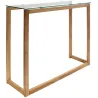 Console plateau en verre