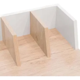 Bureau en bois et métal Brice