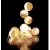 Guirlande lumineuse boules pailletées 10 leds
