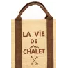 Sac à bûches en jute