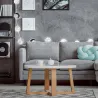 Guirlande lumineuse boules pailletées 16 leds