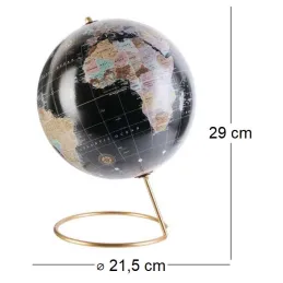 Globe terrestre Happy working 21 cm