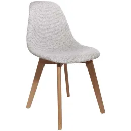 Chaise scandinave assise grosse maille (Lot de 2)