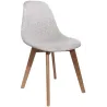 Chaise scandinave assise grosse maille (Lot de 2)