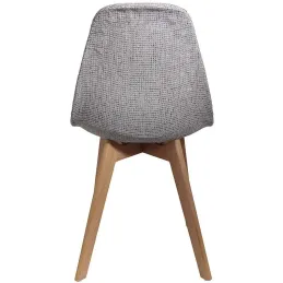 Chaise scandinave assise grosse maille (Lot de 2)