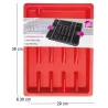 Range couverts ajustable en plastique