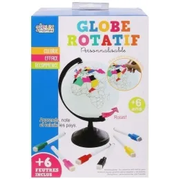 Globe terrestre à personnaliser