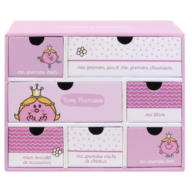 Boite à souvenirs naissance Monsieur Madame