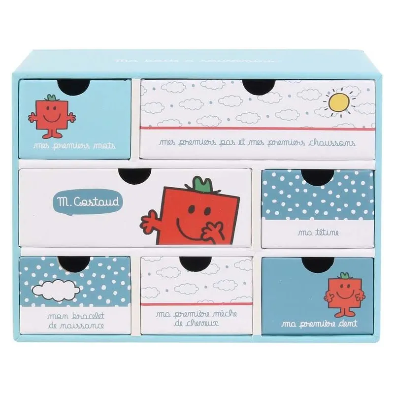 Boite à souvenirs naissance Monsieur Madame