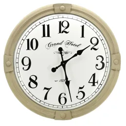 Horloge en métal Grand Hôtel