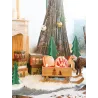 Luge en bois teinté Sapin