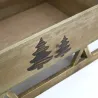 Luge en bois teinté Sapin