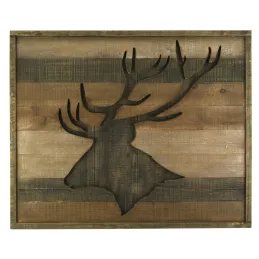 Cadre en bois Cerf