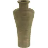 Vase en rotin patiné