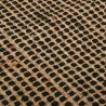 Tapis en jute naturel et noir