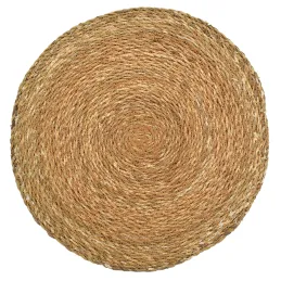 Set de table ronds en jonc naturel Zoho (Lot de 6)