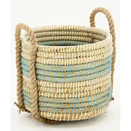 Cache-pots en jonc naturel (Lot de 4)