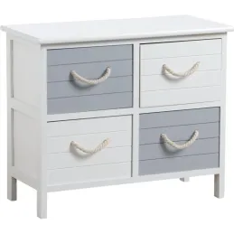 Commode 4 tiroirs en médium Océan