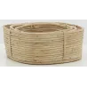 Corbeilles carrées en rotin naturel (Lot de 3)