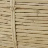 Corbeilles carrées en rotin naturel (Lot de 3)