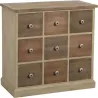 Commode 9 tiroirs en pin La fabrique