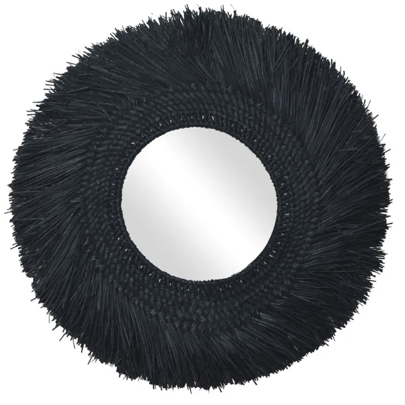Miroir en jonc teinté 70 cm