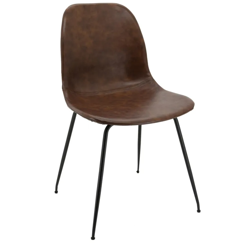Chaise en polyuréthane et métal