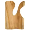 Planche à découper design en teck naturel