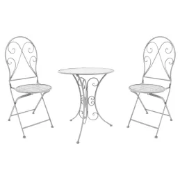 Table ronde en métal