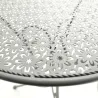 Table ronde en métal