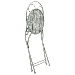 Chaise en métal forgé pliante