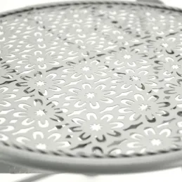 Chaise en métal forgé pliante