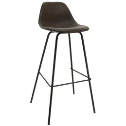 Tabouret de bar en polyuréthane et métal