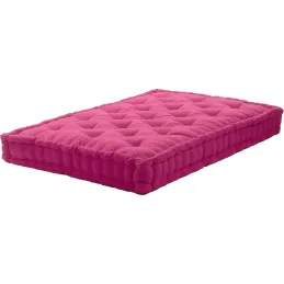 Coussin de palette en coton coloré 120 x 60 cm