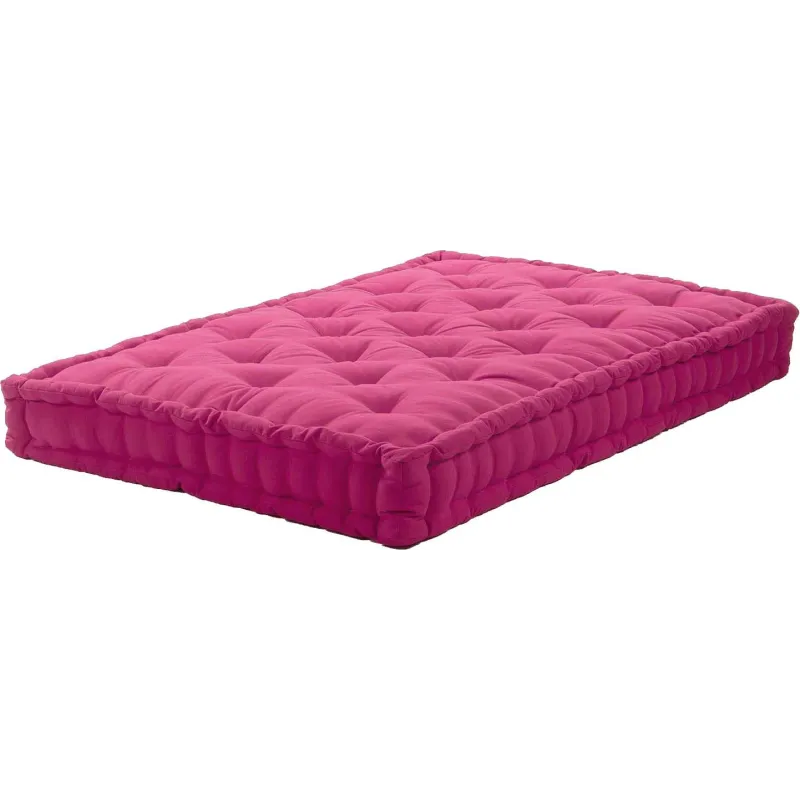 Coussin de palette en coton coloré 120 x 60 cm