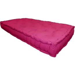 Coussin de palette en coton coloré 120 x 60 cm