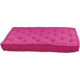 Coussin de palette en coton coloré 120 x 60 cm